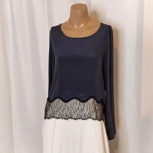 WILFRED 100% silk blouse sz S